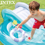 Intex Gator Inflatable Play Center, For ages 2+ (2.01MX1.70CMX84CM), -57165